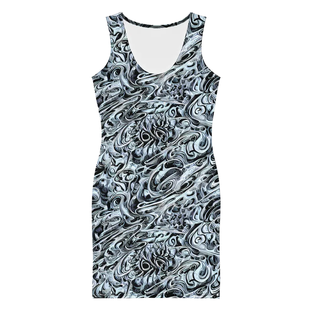 Horkey's Nebula on Bodycon Dress — Front