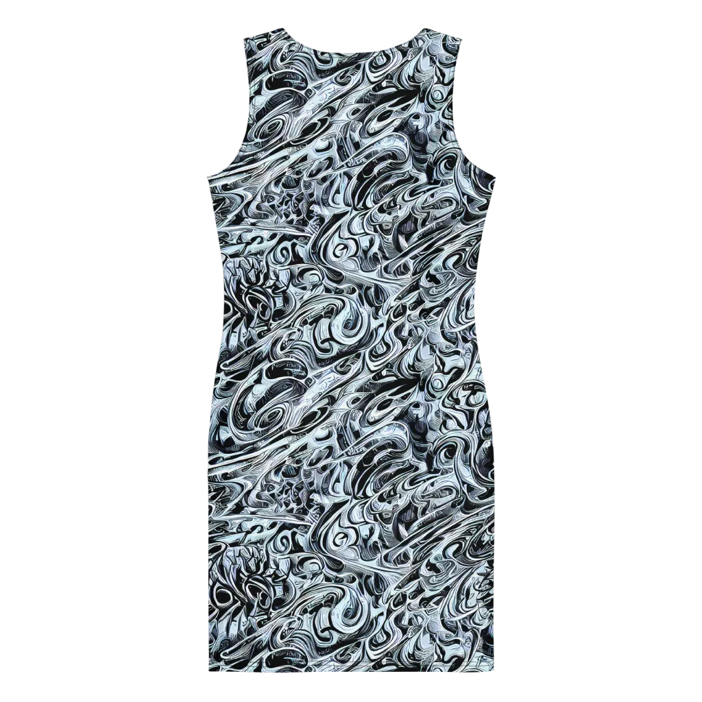 Horkey's Nebula on Bodycon Dress — Back