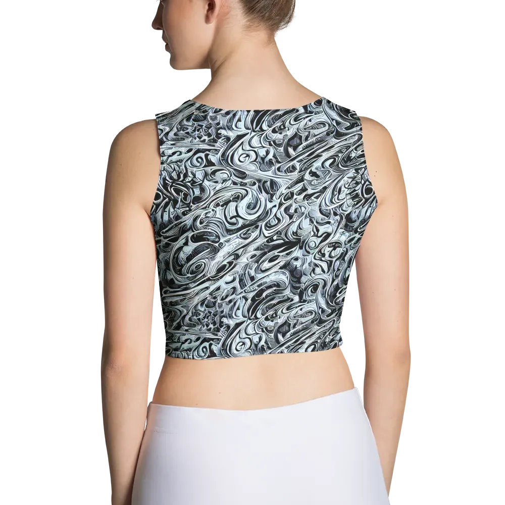 Horkey's Nebula on Crop Top — Back