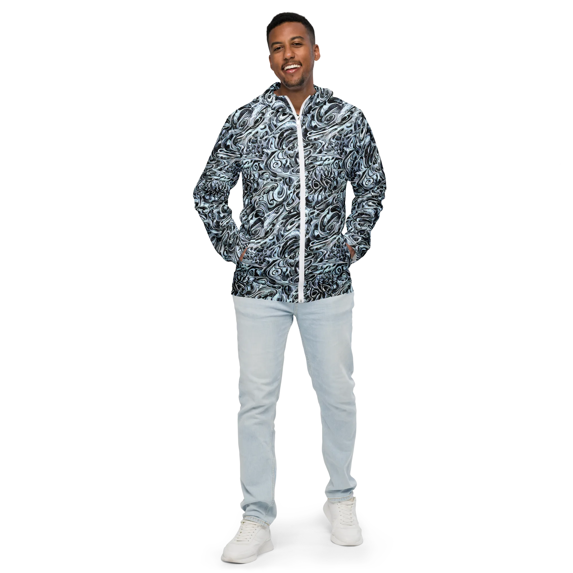 Horkey's Nebula on Men's Windbreaker — Front