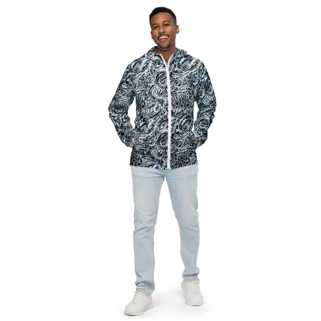 Horkey's Nebula on Men's Windbreaker — Front