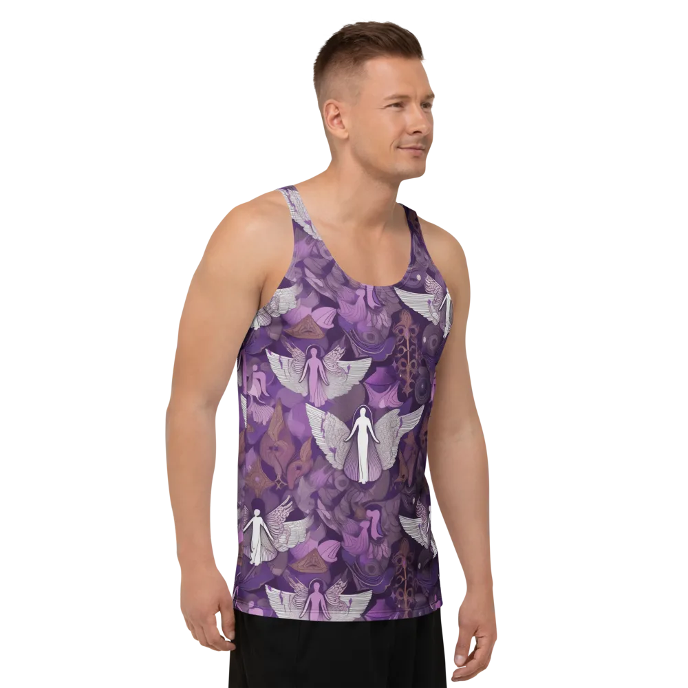 Amethyst Angels on Men's Tank Top — Right Front
