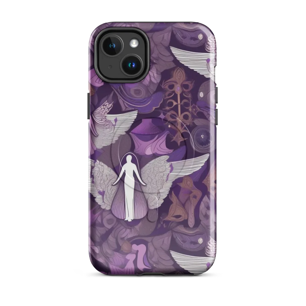 Amethyst Angels on MagSafe Tough Case for iPhone® — Front