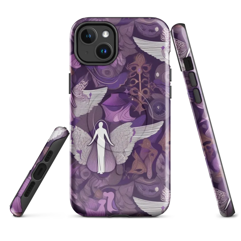 Amethyst Angels on MagSafe Tough Case for iPhone® — Front