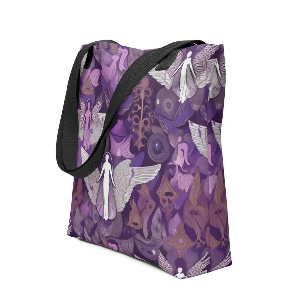 Amethyst Angels on Tote Bag — Front