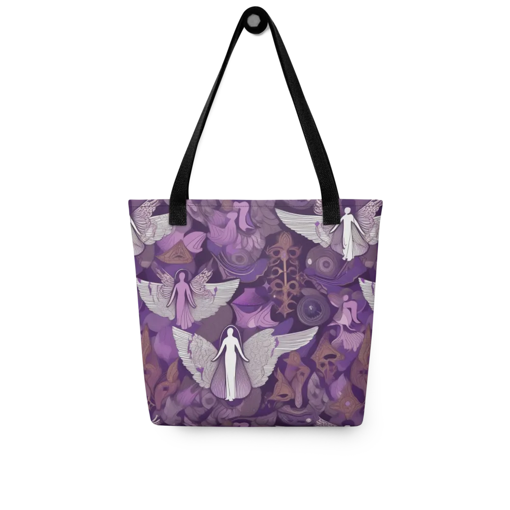 Amethyst Angels on Tote Bag — Front
