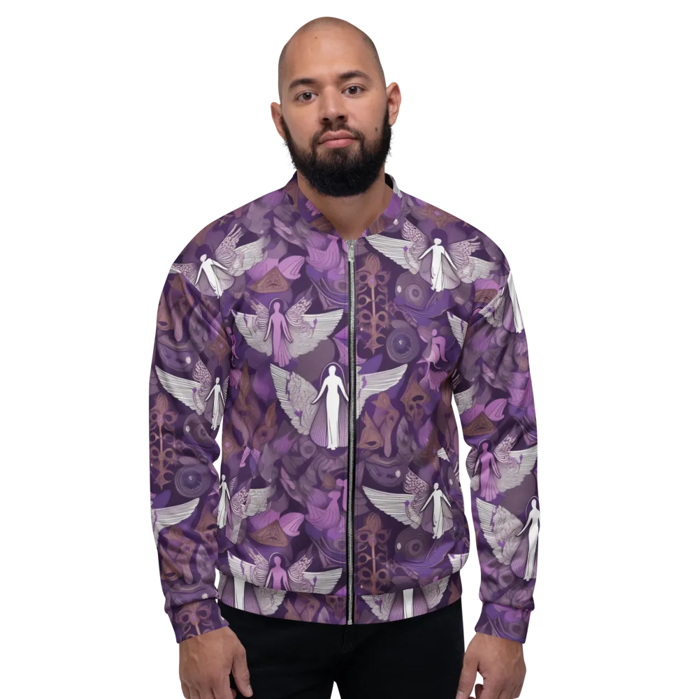 Amethyst Angels on Bomber Jacket — Front