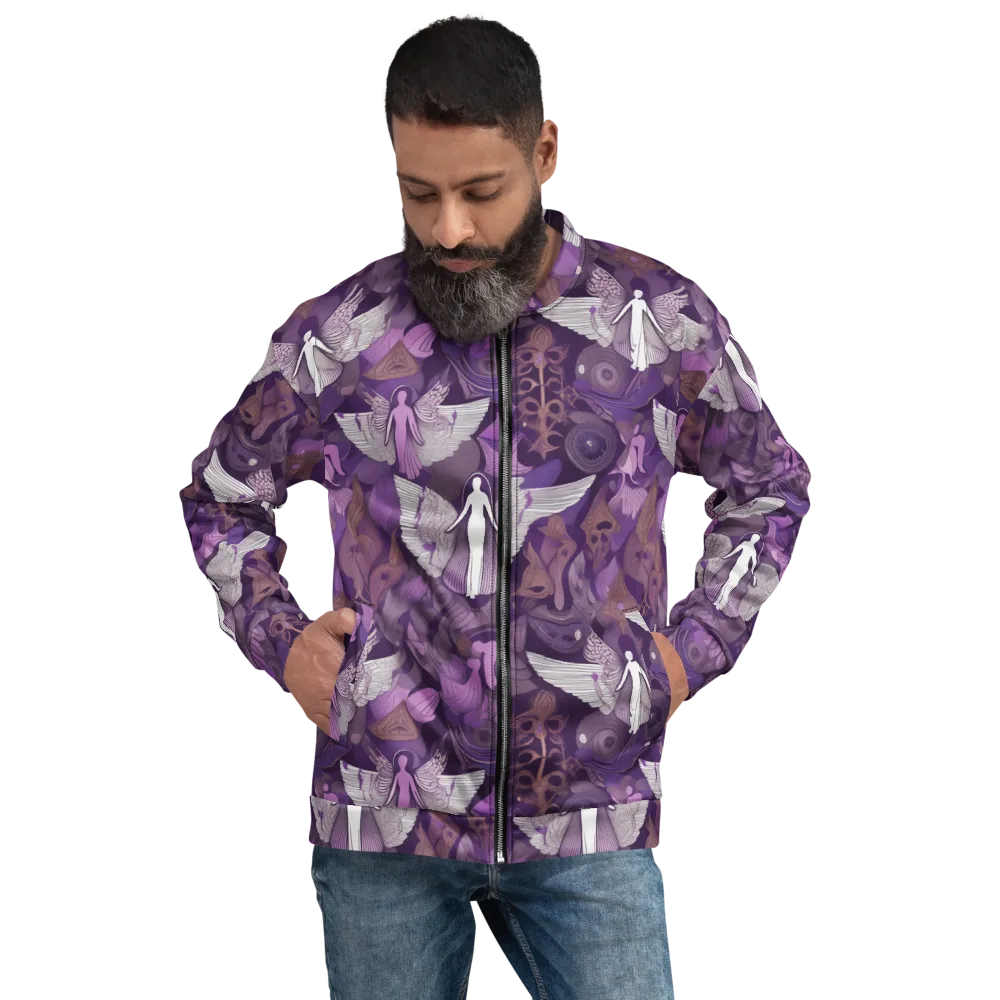 Amethyst Angels on Bomber Jacket — Front