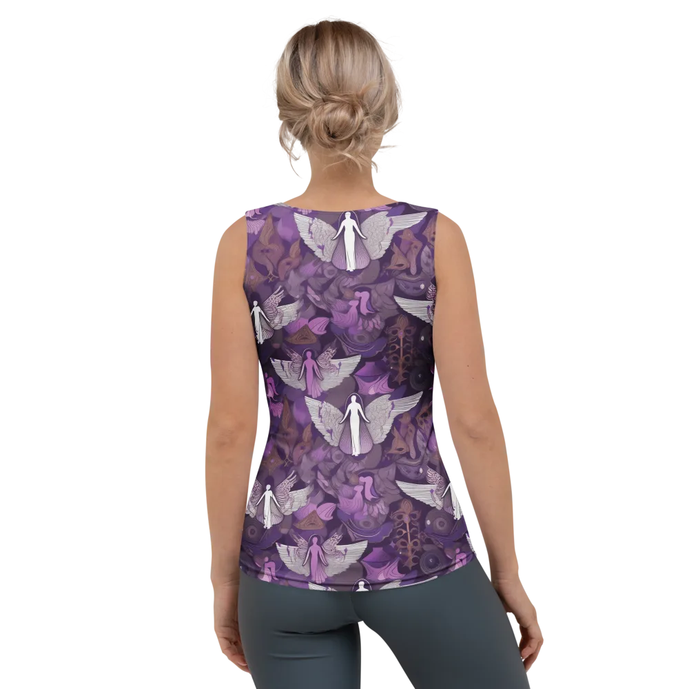 Amethyst Angels on Women's Tank Top — Back