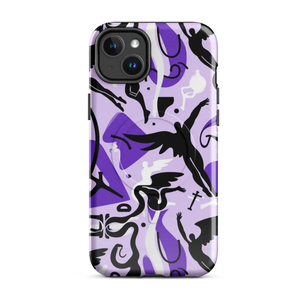 Midnight Aerobatics on MagSafe Tough Case for iPhone® — Front