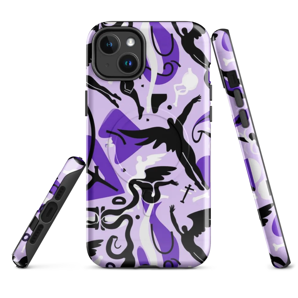 Midnight Aerobatics on MagSafe Tough Case for iPhone® — Front