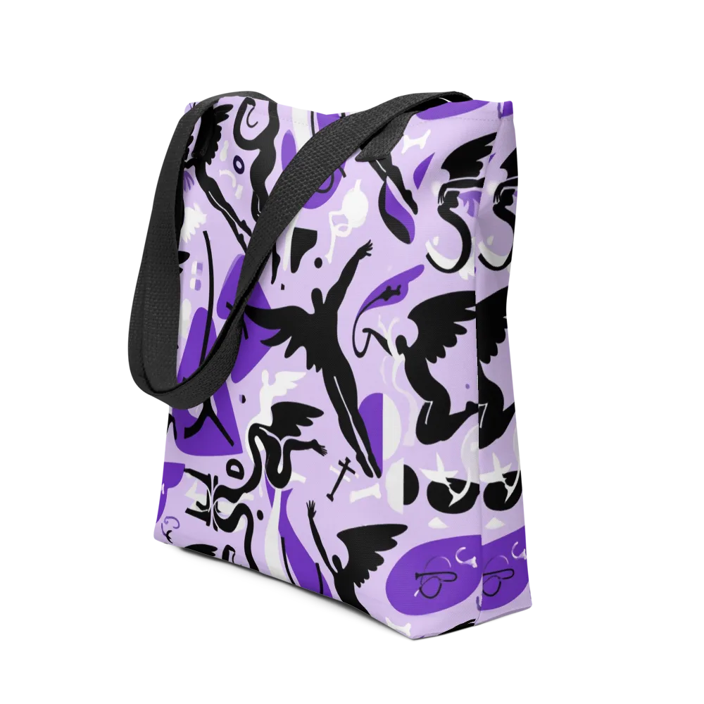 Midnight Aerobatics on Tote Bag — Front