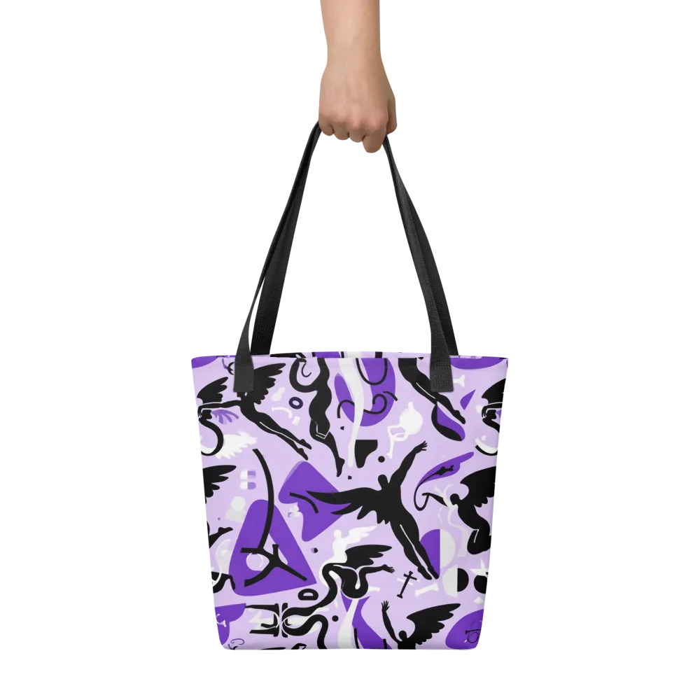 Midnight Aerobatics on Tote Bag — Front