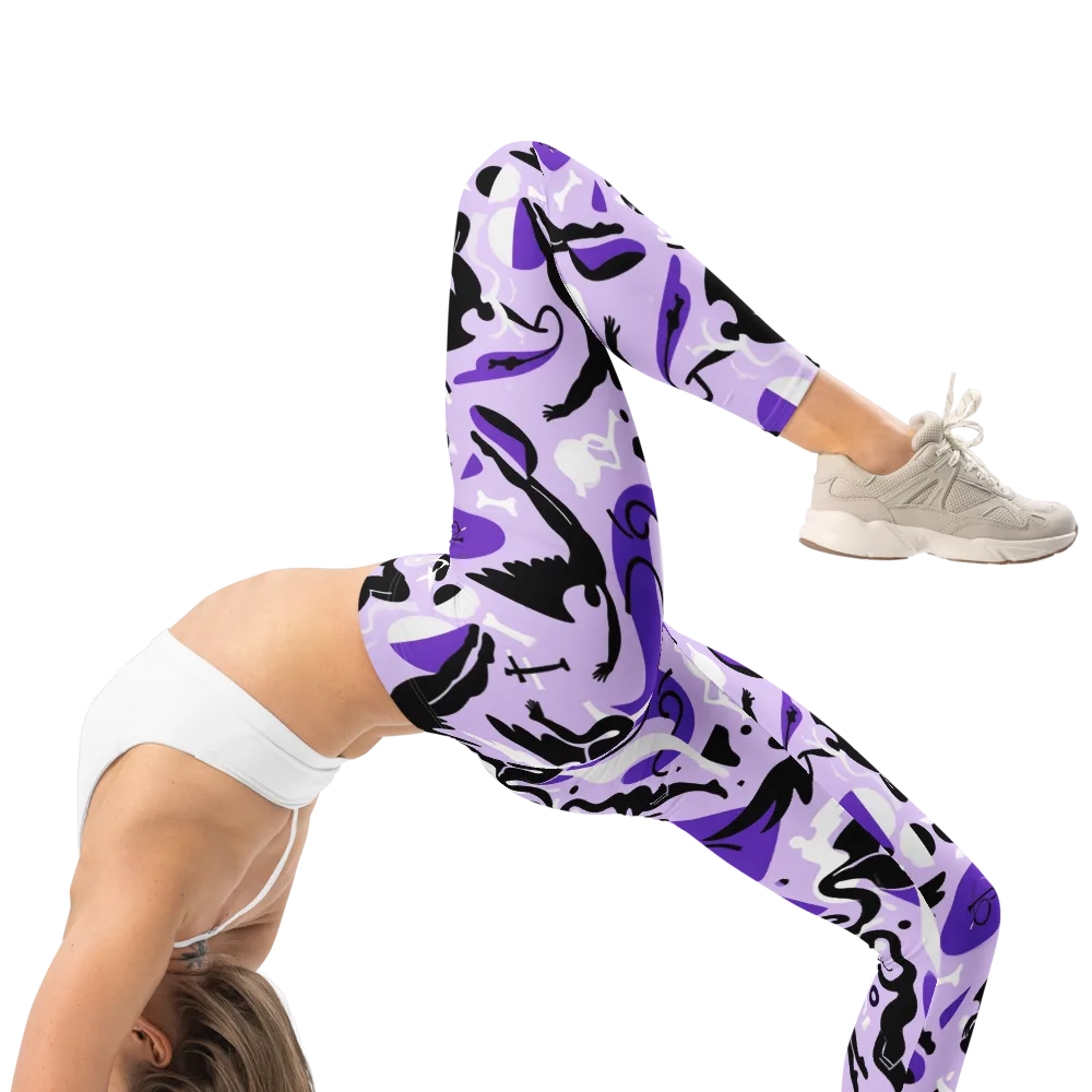 Midnight Aerobatics on Leggings — Right