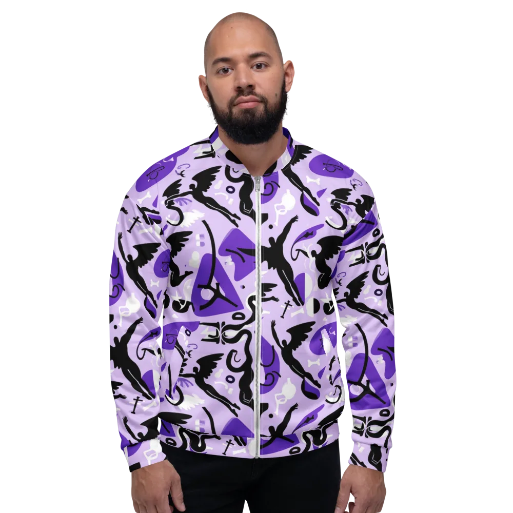 Midnight Aerobatics on Bomber Jacket — Front