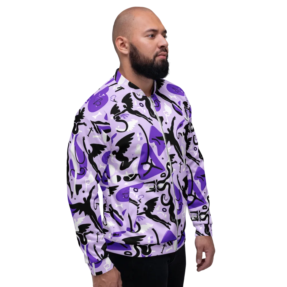 Midnight Aerobatics on Bomber Jacket — Right