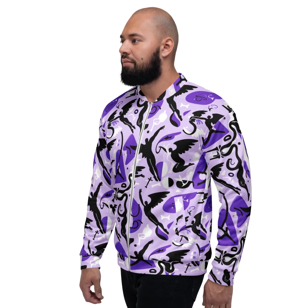 Midnight Aerobatics on Bomber Jacket — Left