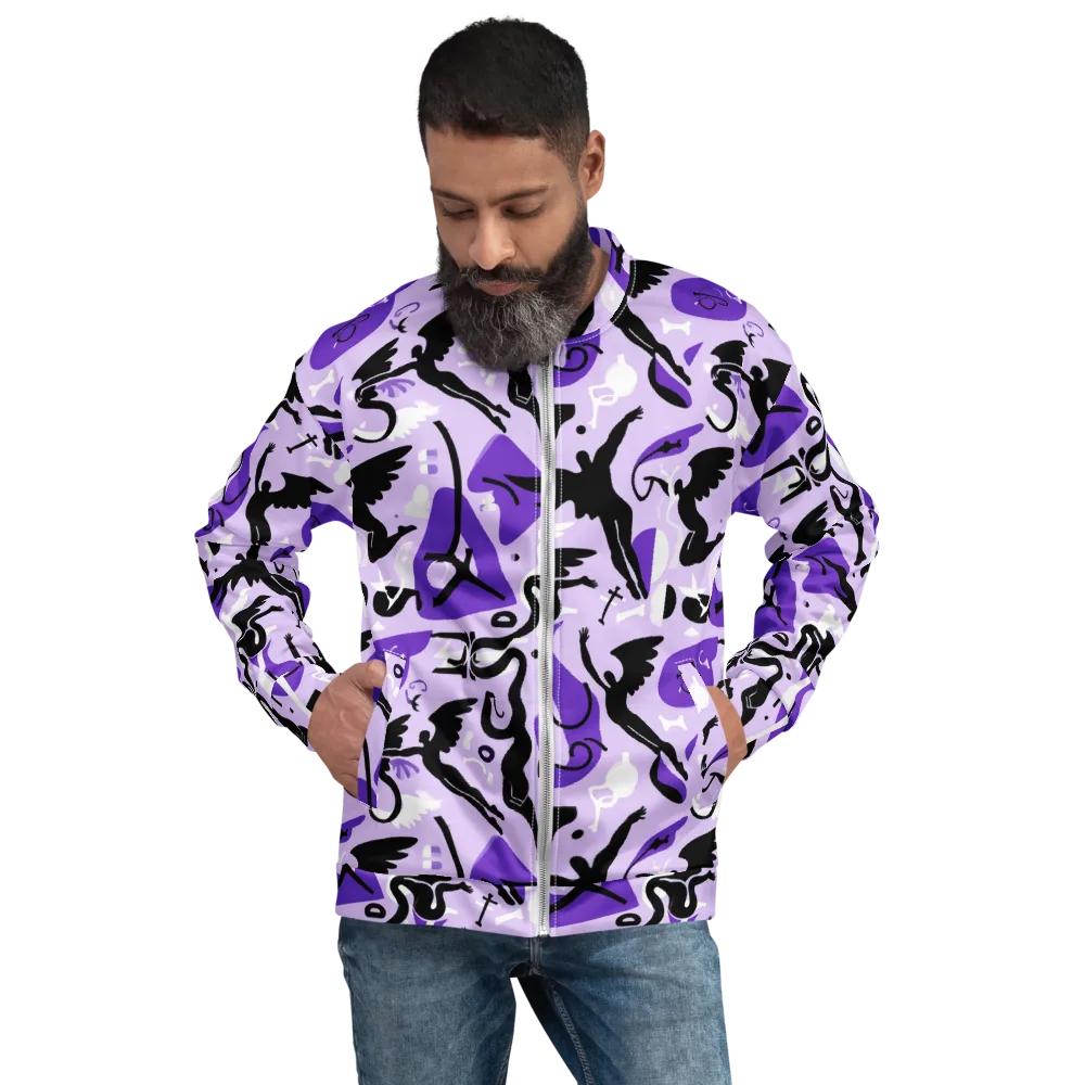 Midnight Aerobatics on Bomber Jacket — Front