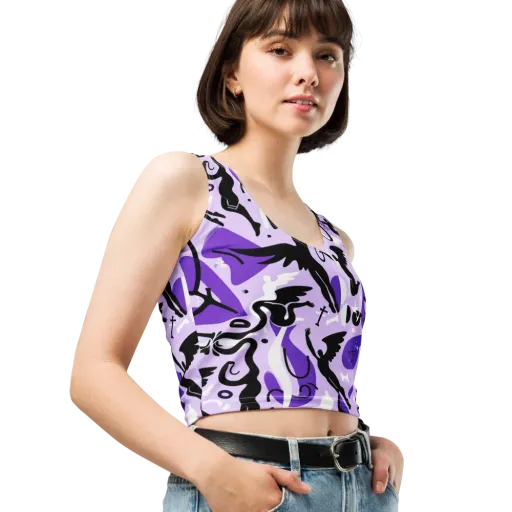 Midnight Aerobatics on a Crop Top