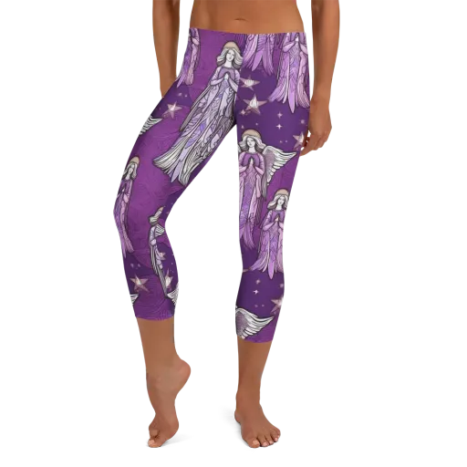 Starlit Choir on a Capri Leggings