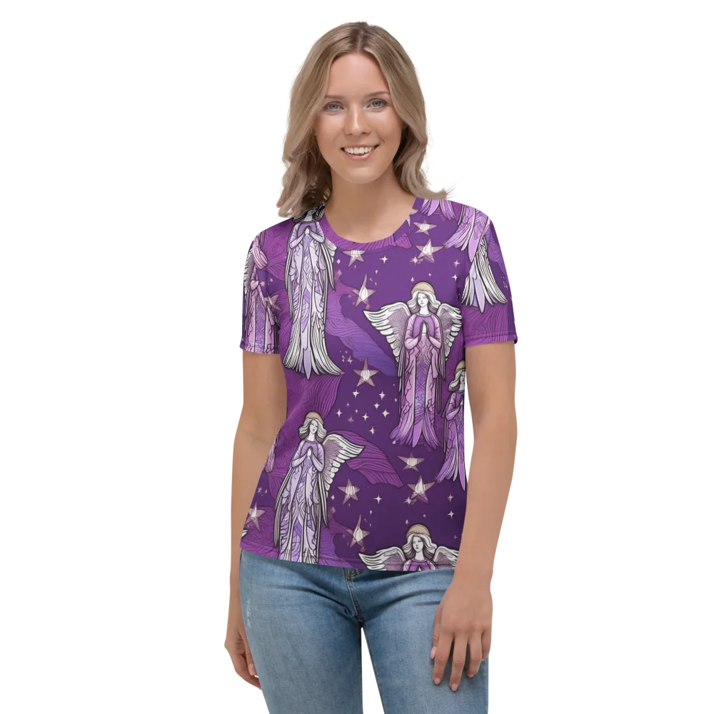 Starlit Choir on Women's Crew Neck T-Shirt — Front
