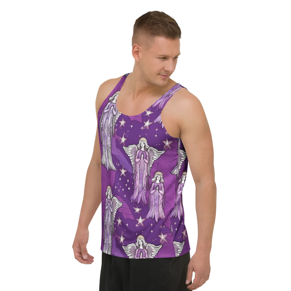 Starlit Choir on Men's Tank Top — Left Front