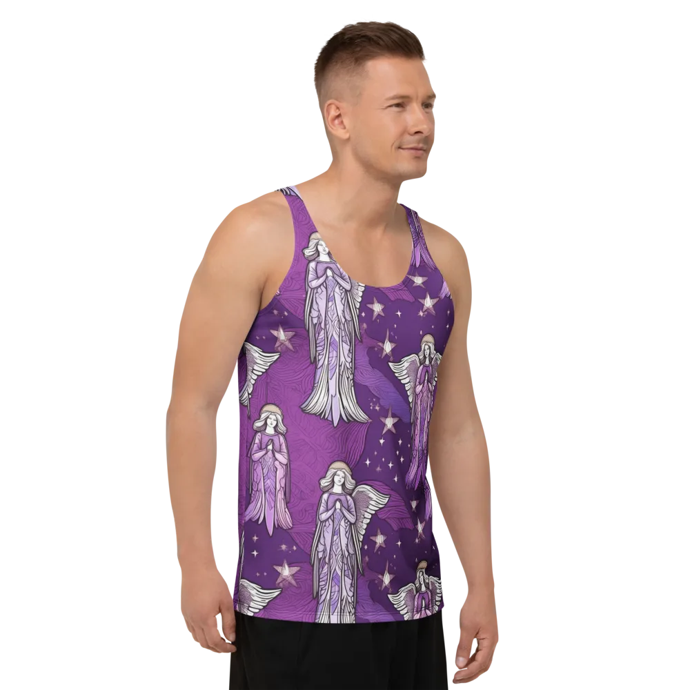 Starlit Choir on Men's Tank Top — Right Front
