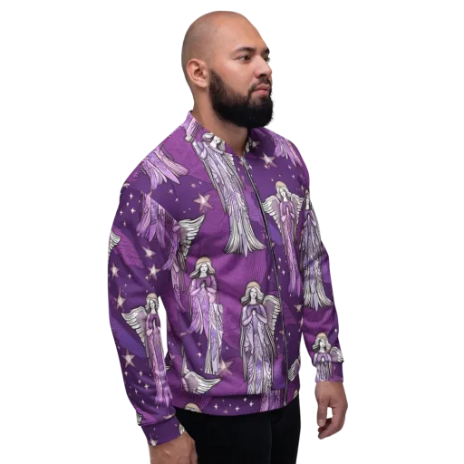 Starlit Choir on a Bomber Jacket