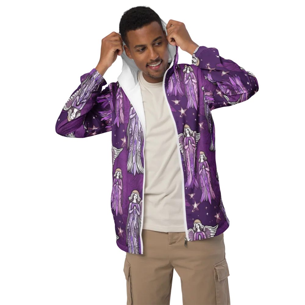Starlit Choir on Men's Windbreaker — Front