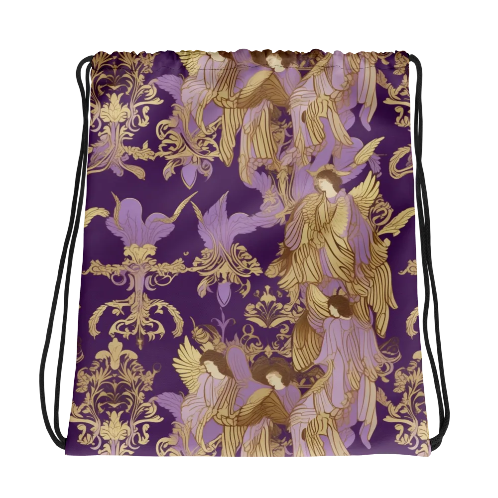 Gilded Ascension on Drawstring Bag — Photo