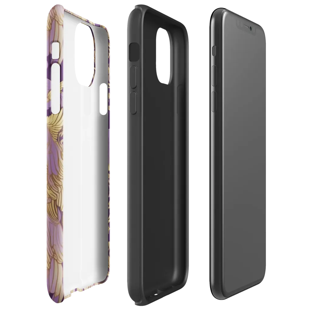 Gilded Ascension on Tough Case for iPhone® — Right
