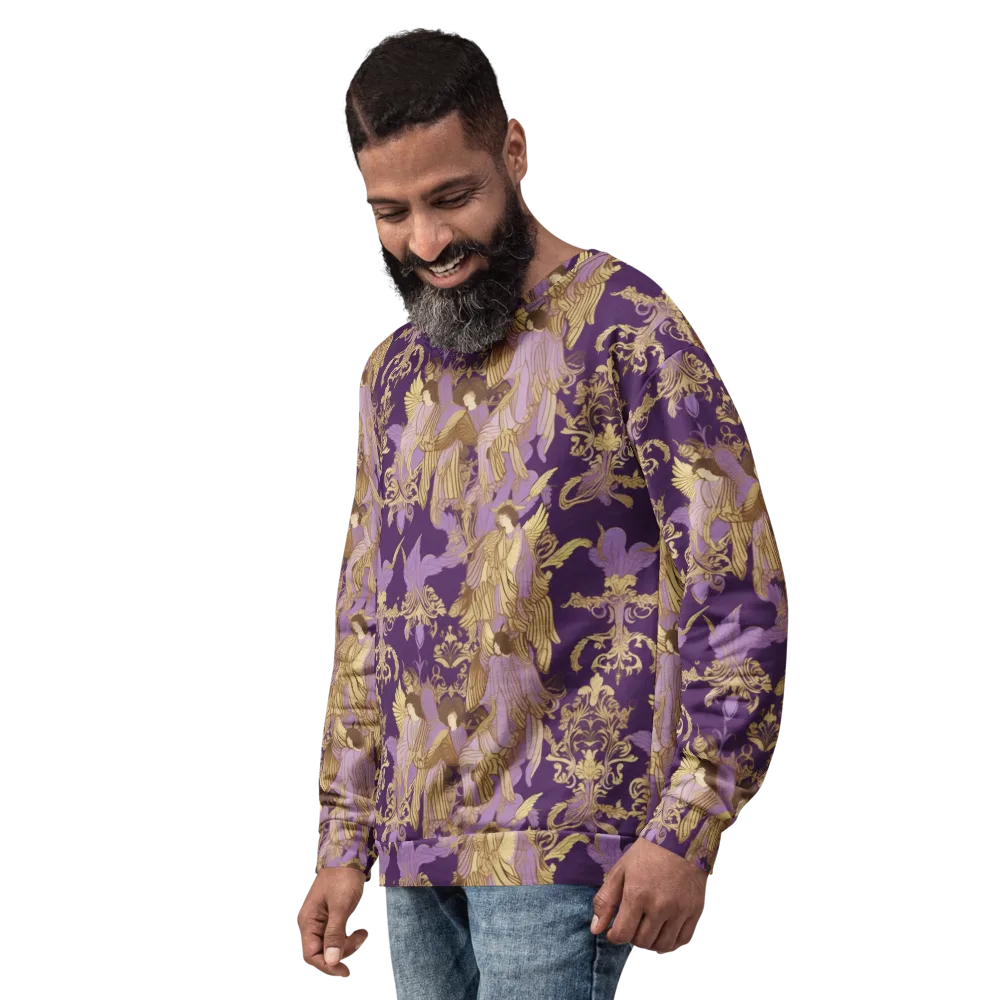 Gilded Ascension on Sweatshirt — Left Front