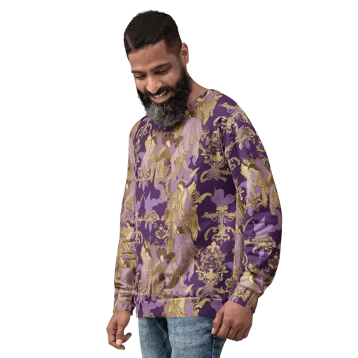 Gilded Ascension on a Sweatshirt