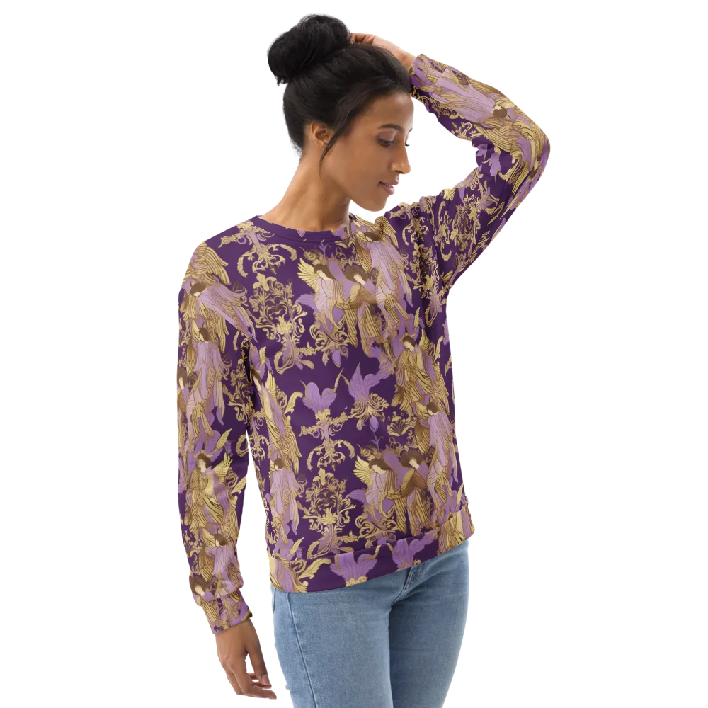 Gilded Ascension on Sweatshirt — Right Front
