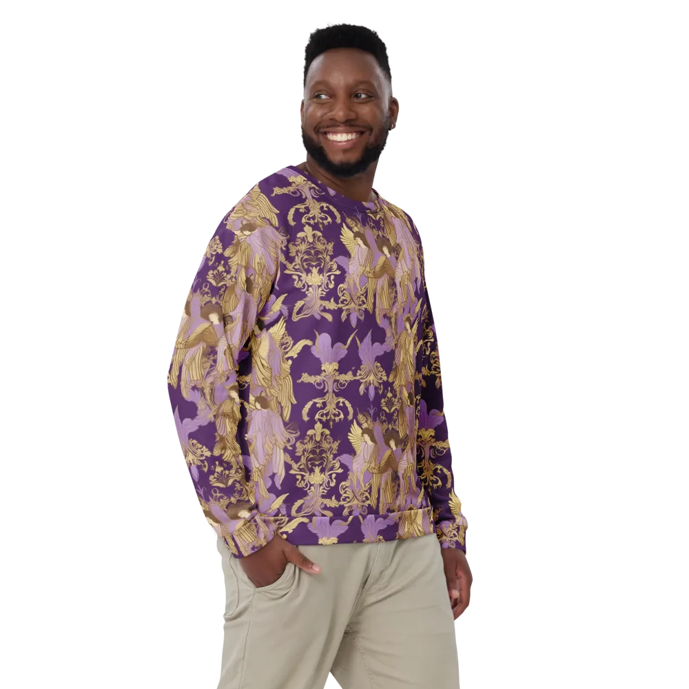 Gilded Ascension on Sweatshirt — Front