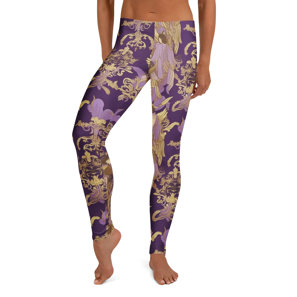 Gilded Ascension on Leggings — Front
