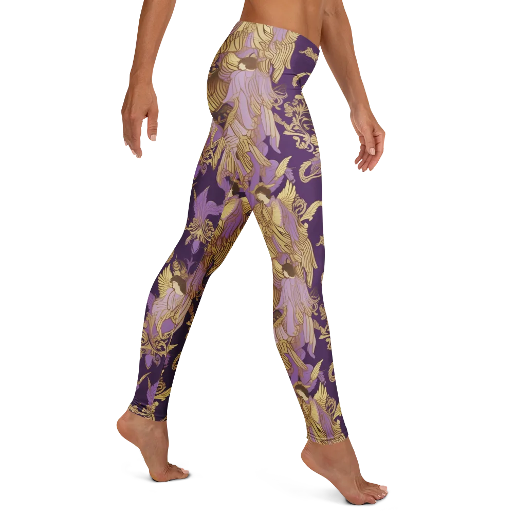 Gilded Ascension on Leggings — Right