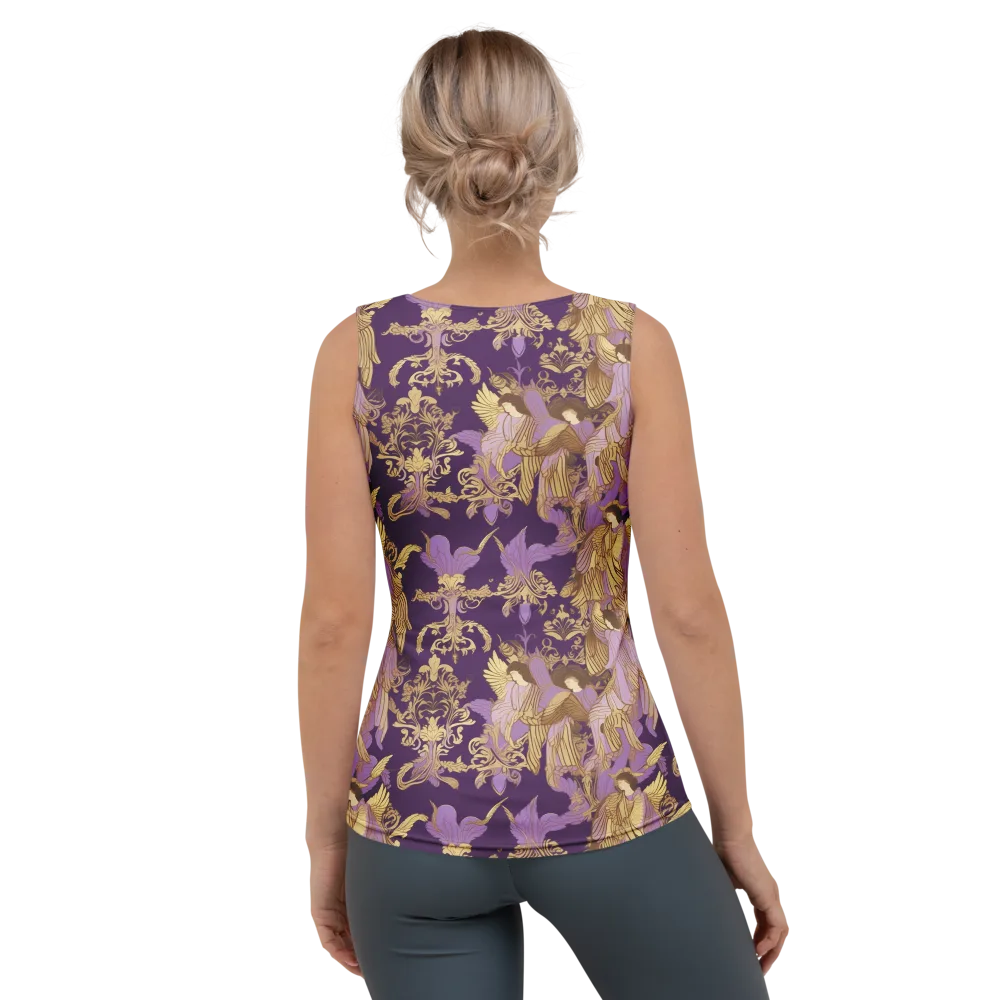 Gilded Ascension on Women's Tank Top — Back
