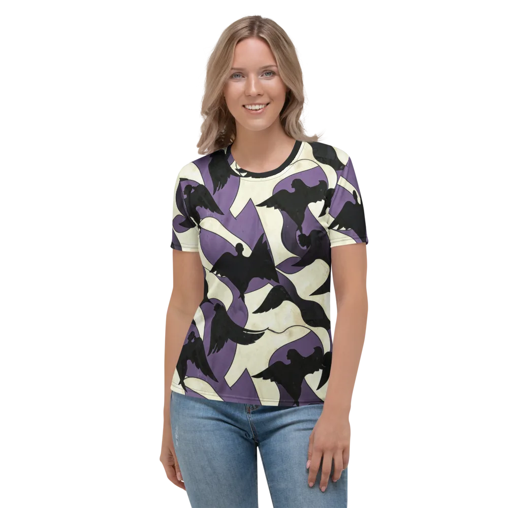 Violet Ascension on Women's Crew Neck T-Shirt — Front