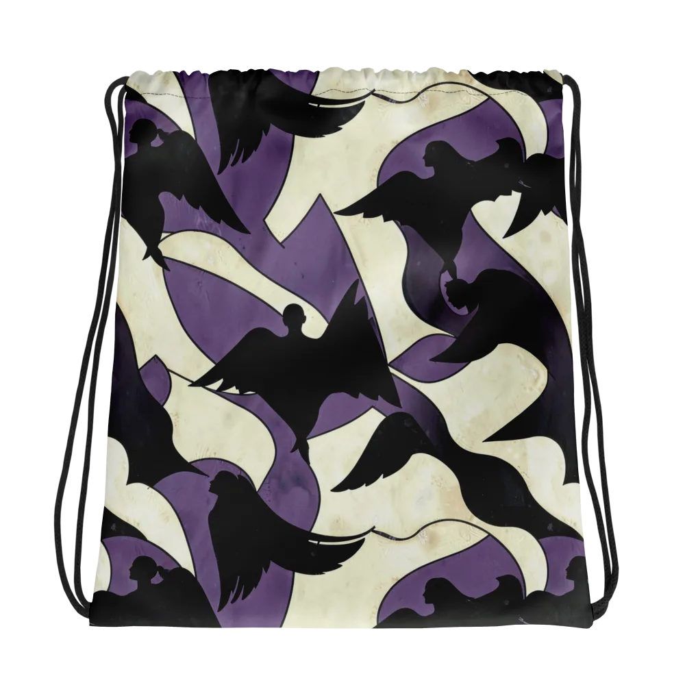 Violet Ascension on Drawstring Bag — Photo