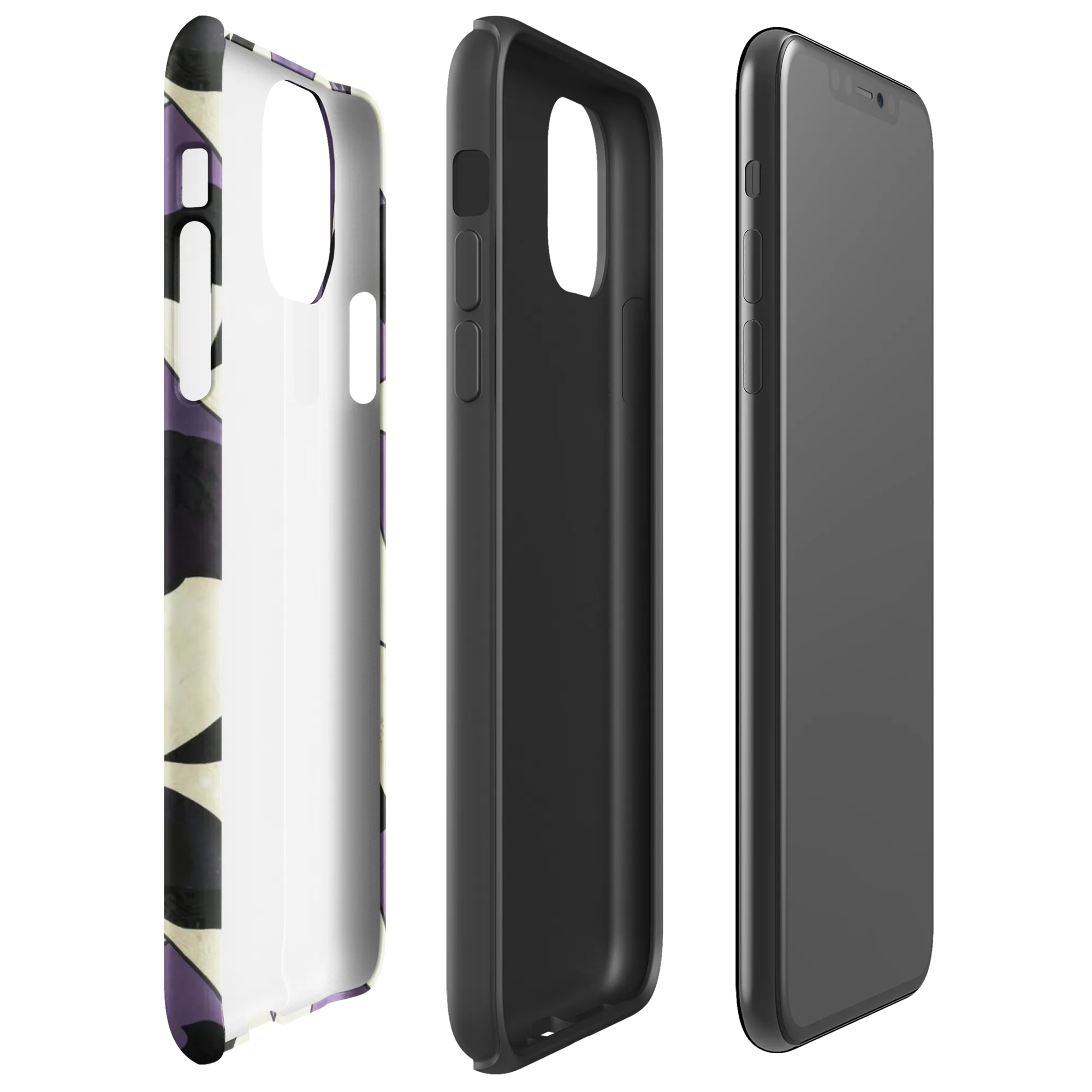 Violet Ascension on Tough Case for iPhone® — Right