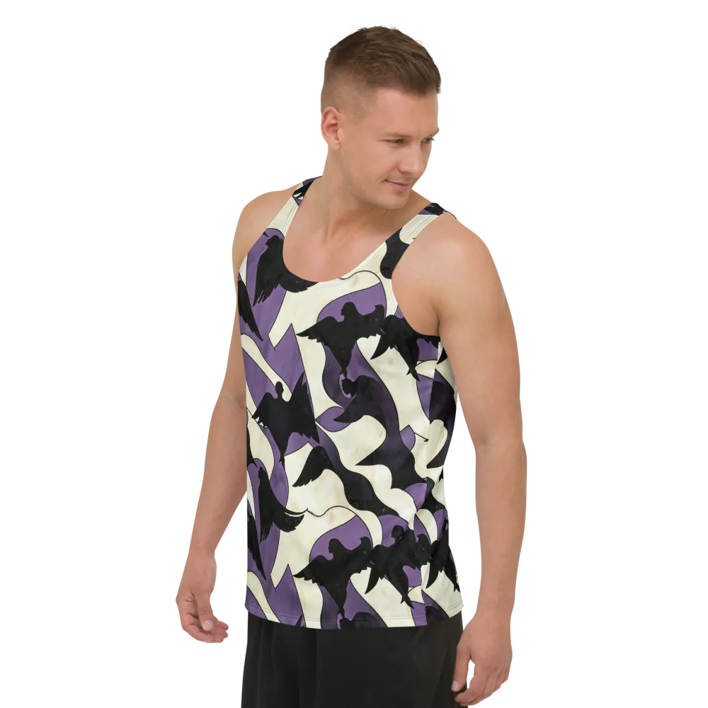 Violet Ascension on Men's Tank Top — Left Front