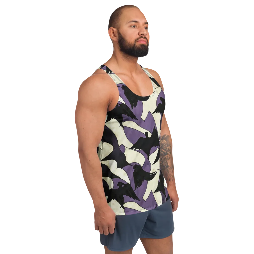 Violet Ascension on Men's Tank Top — Right Front