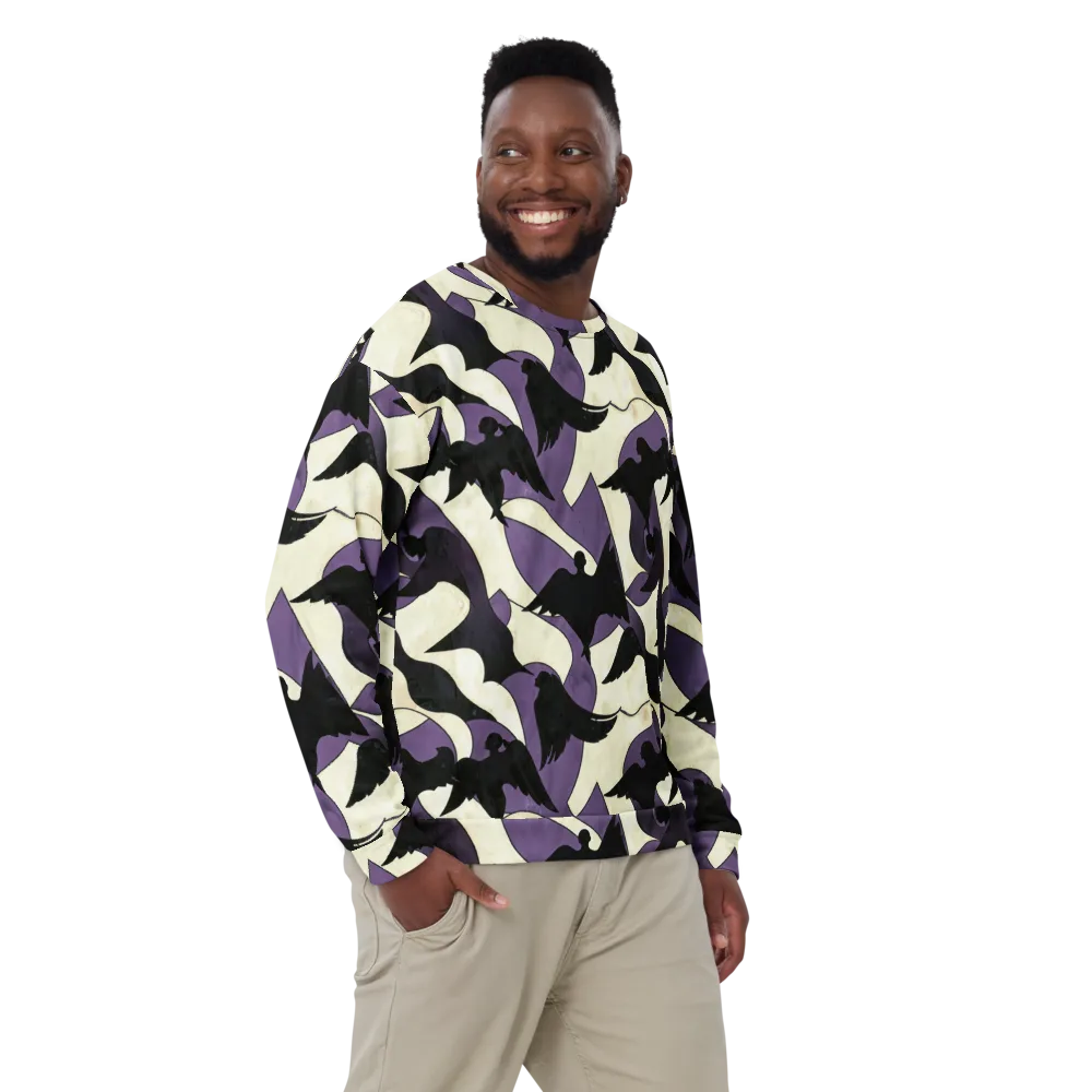 Violet Ascension on Sweatshirt — Front