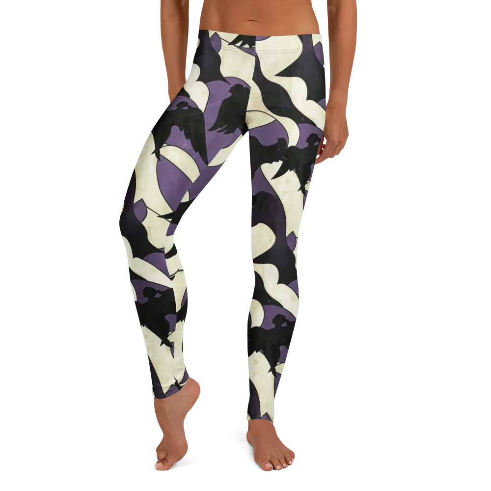 Violet Ascension on Leggings — Front