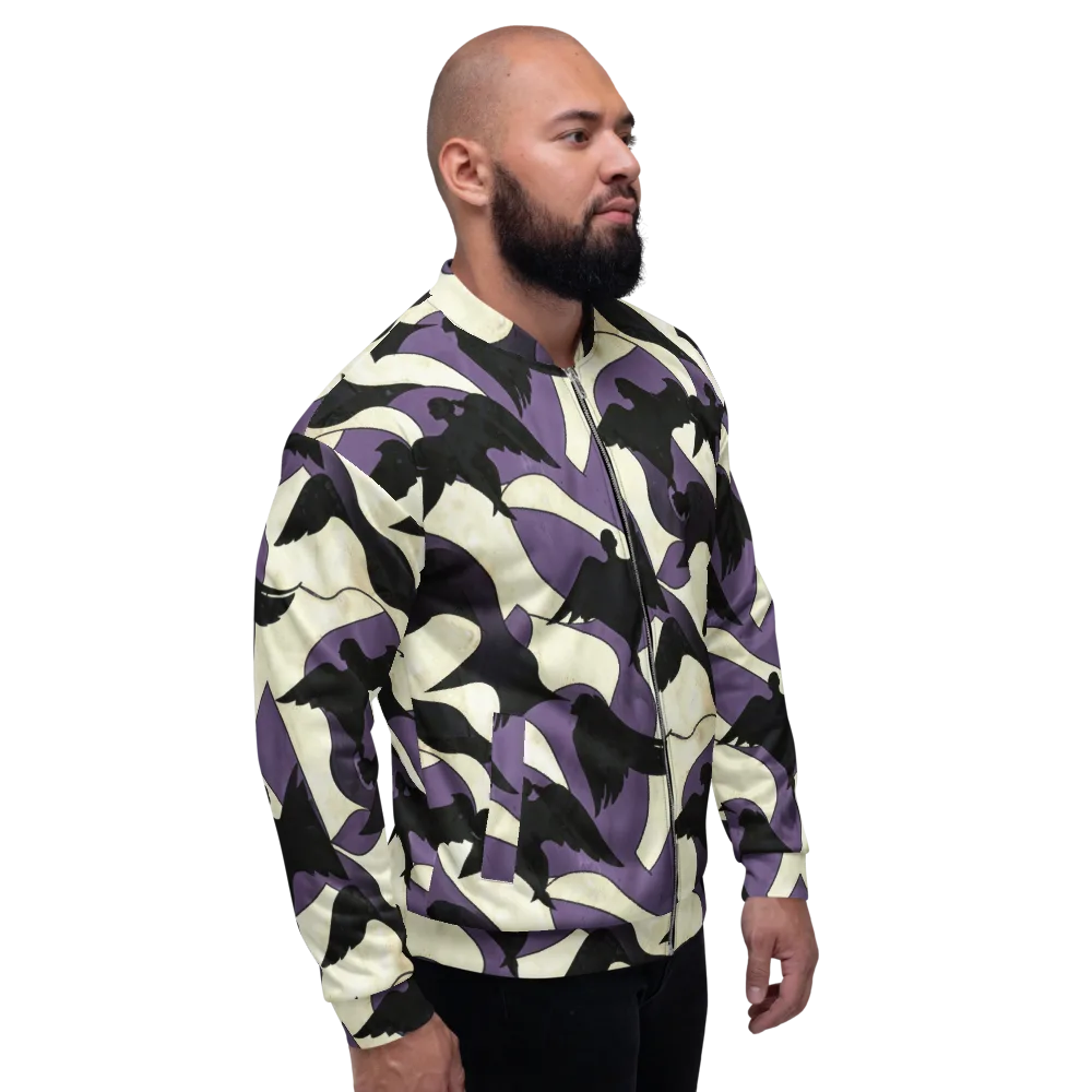 Violet Ascension on Bomber Jacket — Right