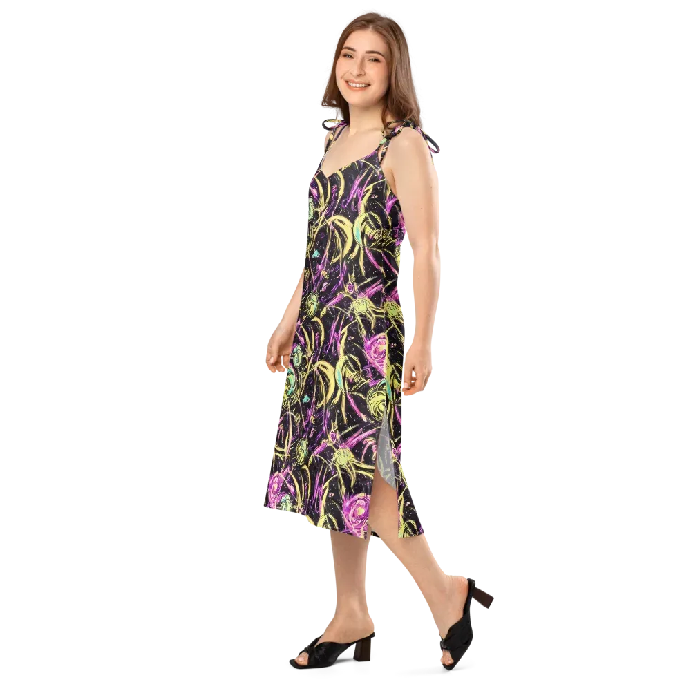 Nightfire Flux on Slip Dress — Left Front
