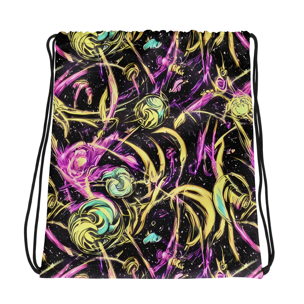 Nightfire Flux on Drawstring Bag — Photo