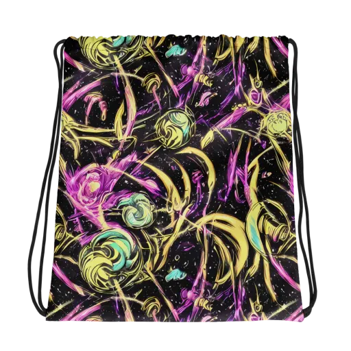 Nightfire Flux on a Drawstring Bag