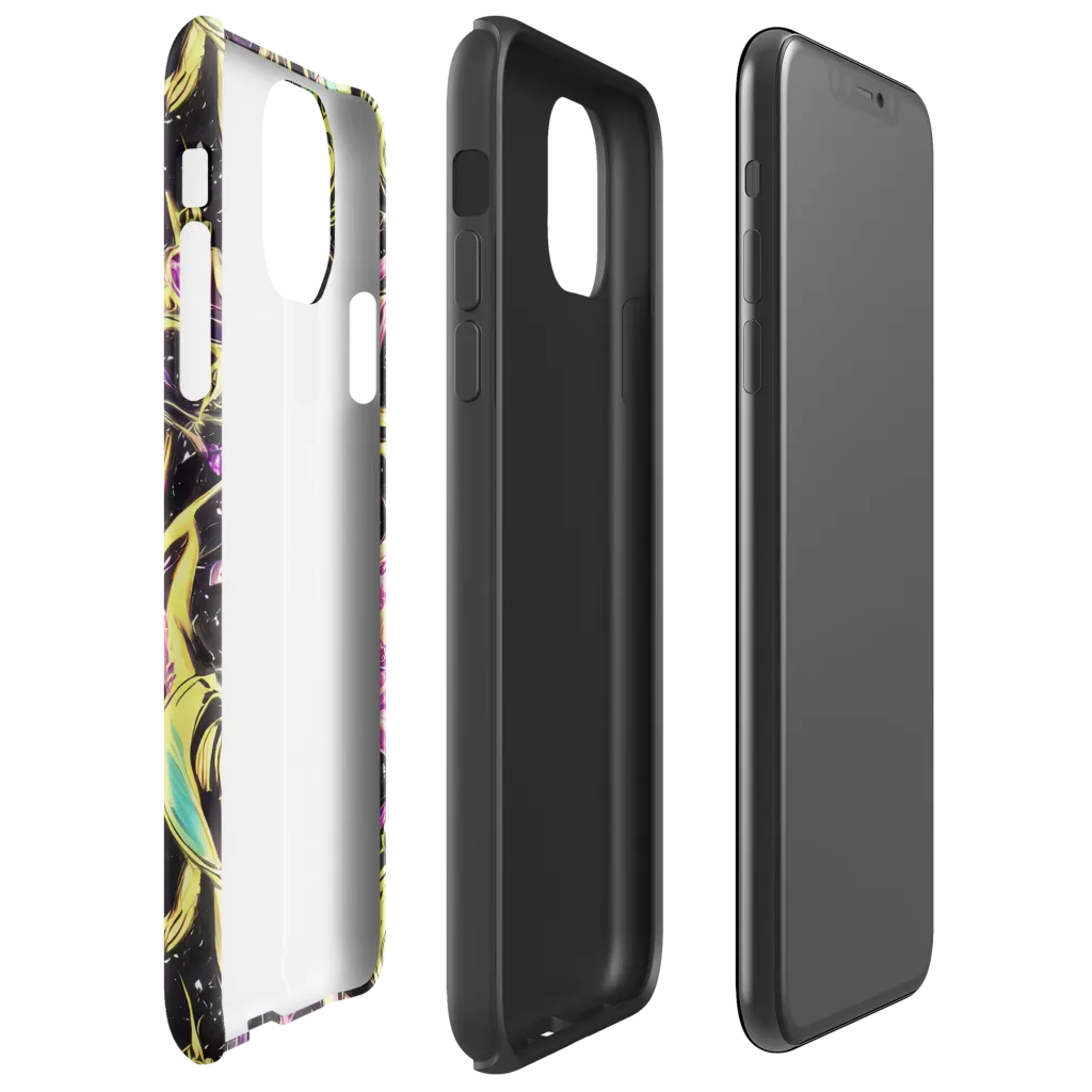 Nightfire Flux on Tough Case for iPhone® — Right